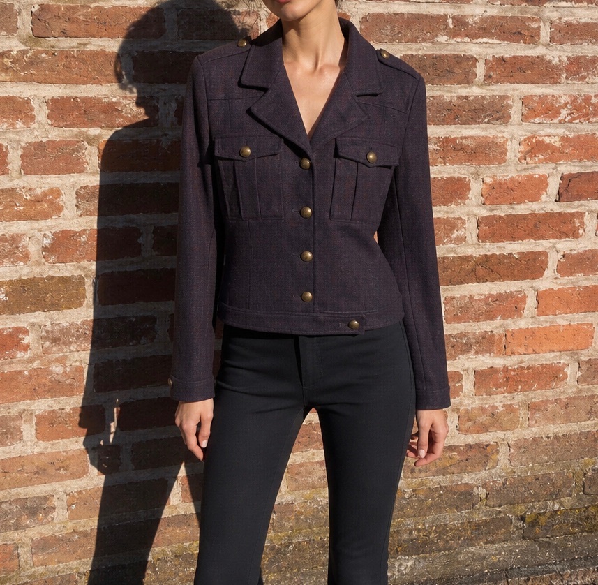 Veste 3 Suisses Collection aubergine taille XS — vista 1