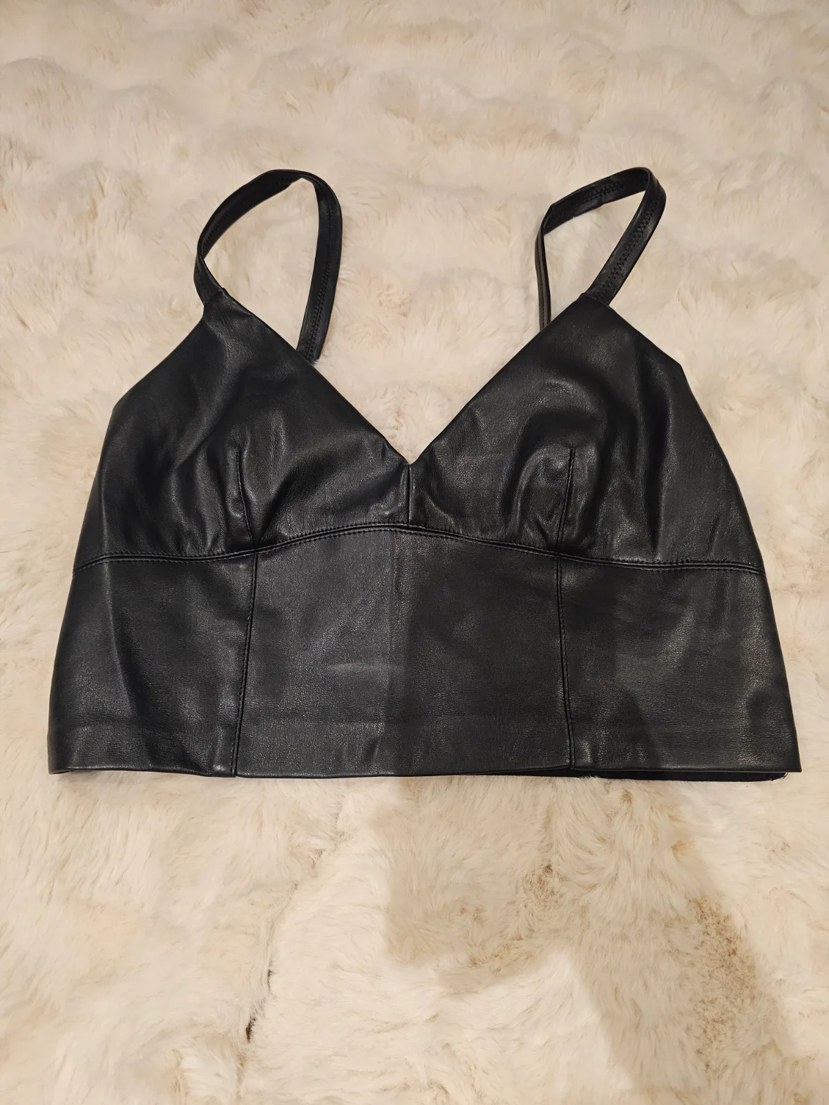 Crop top Stradivarius noir taille M — Stradivarius