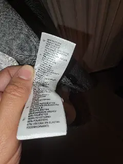 Veste blazer gris chiné H&M avec doublure fleurie - Taille 36 — H&M