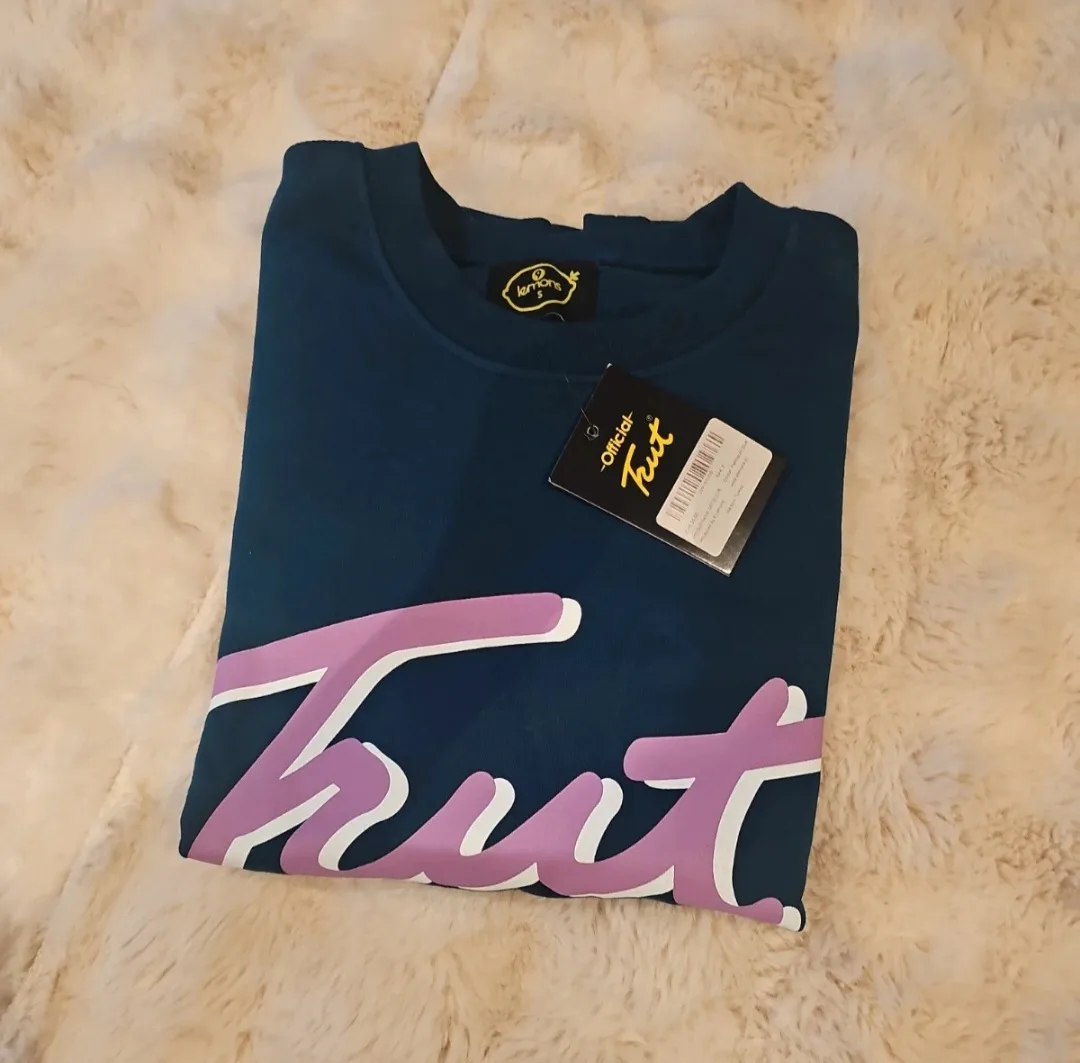 Pull 9 Lemon bleu pétrole taille S — 9 Lemon