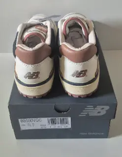 Sneakers New Balance 550 blanches et marron pointure 40,5 — New Balance