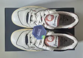 Sneakers New Balance 550 blanches et marron pointure 40,5 — New Balance